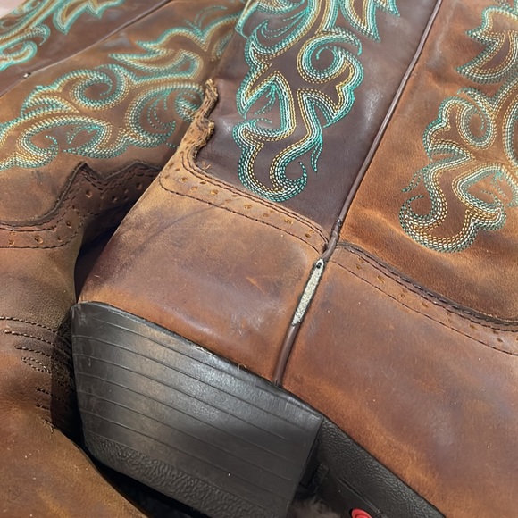 Justin cowboy boots size 8.5 B - Picture 10 of 11